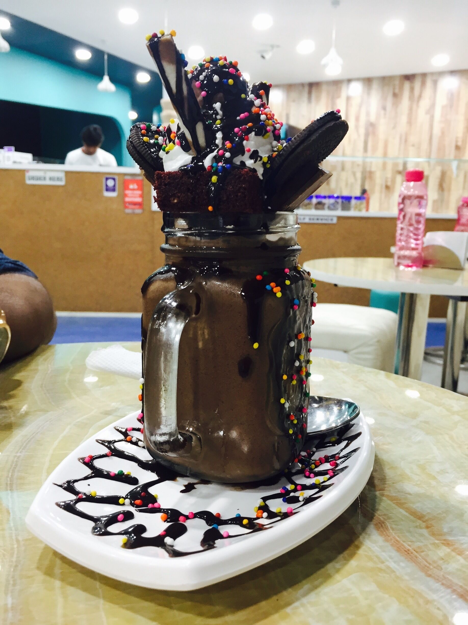 #Stoned monkey# earthquake ice cream which can satisfy your craving for ice cream 