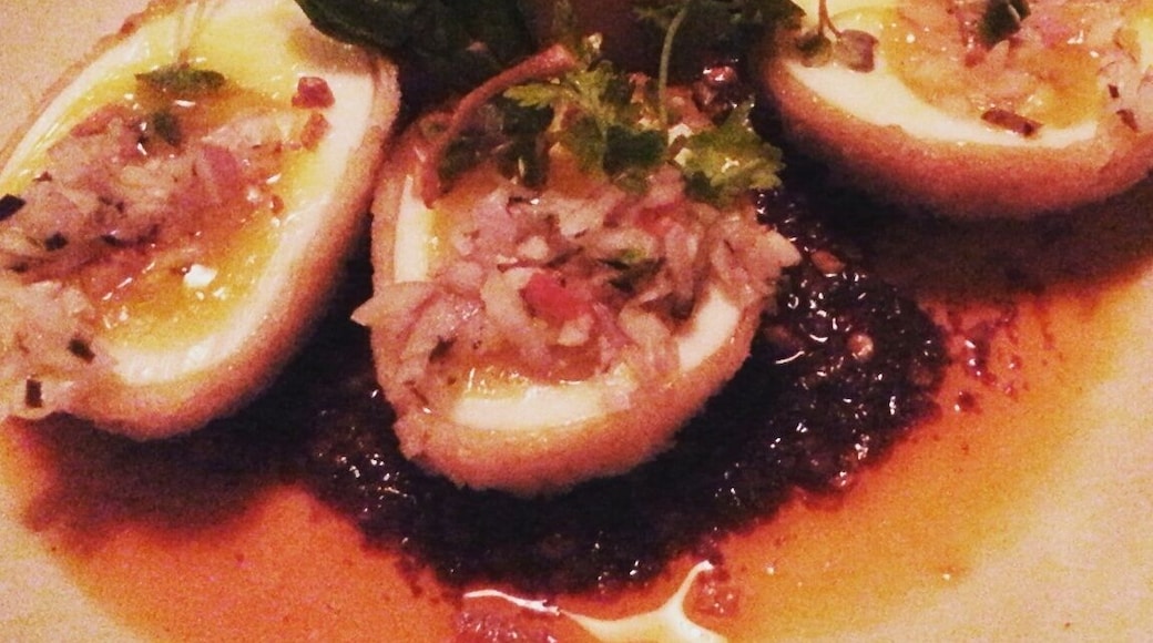 This yummy dish is 'Son in law eggs' , @ The Fatty Bao restaurant, don't know why this name 😜It was delicious. It is a panasian cuisine restaurant at Bangalore.