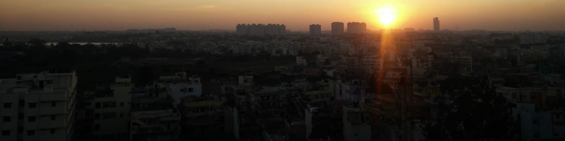 Bangalore sunset. #viewfrommyhome #sunset