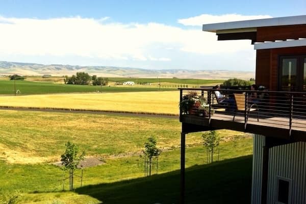 Beautiful and unpretentious, this winery recently moved their tasting room out of town and into a novel ski-lodge like structure atop one of the foothills south of town. The view is stunning, and the wines are fun and accessible. The same winemaker also works the upmarket Pepper Bridge wines, and Amavi is his outlet to experiment with different grapes, blends and vineyards. In addition to tastings, they'll also pour glasses - in case you just want to hang out on the deck and enjoy the view. Best enjoyed in the afternoon when the deck is shaded.