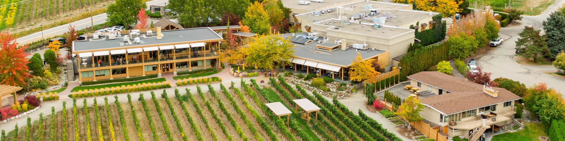 Quails\' Gate Estate Winery featuring farmland