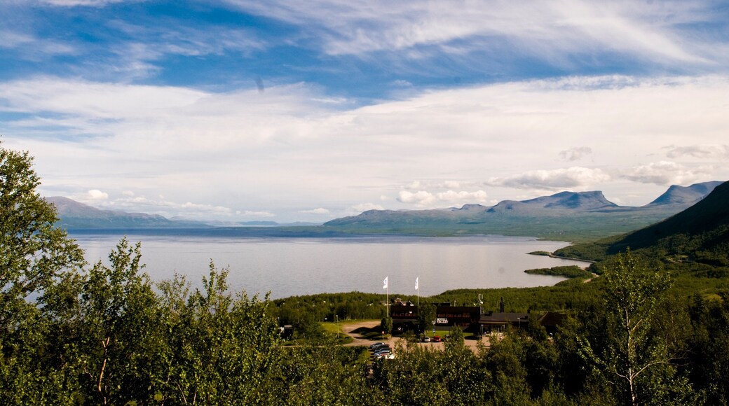 Bjorkliden Fjallby Ski Resort which includes tranquil scenes and a lake or waterhole