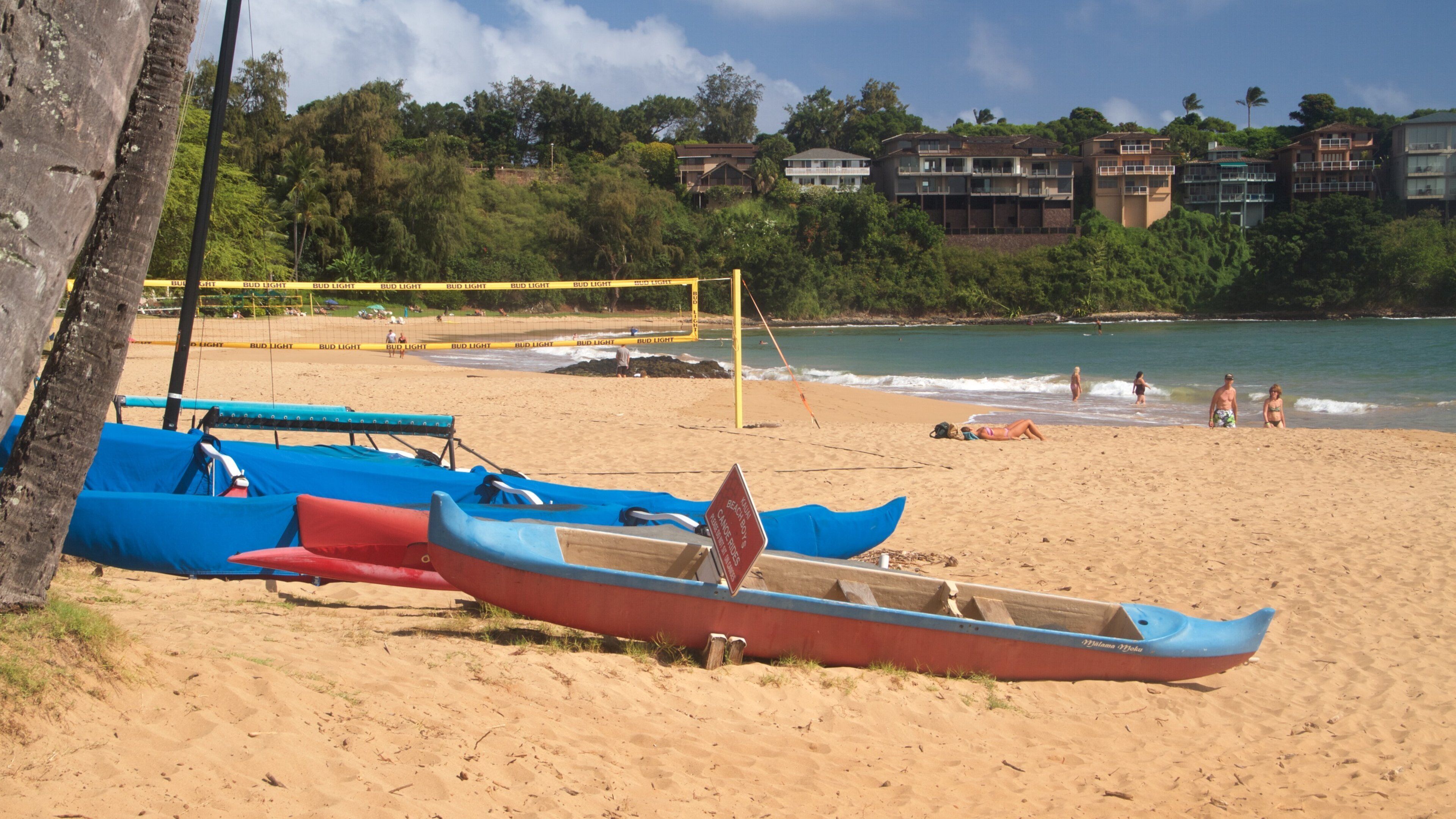 Playa Kalapaki mostrando una playa