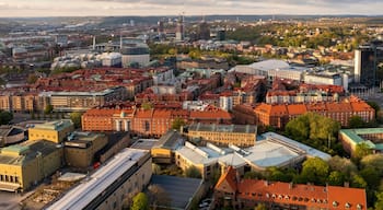 Sweden, Vastra Gotaland County, Gothenburg, Aerial view of Heden and Johanneberg districts
