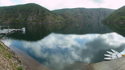 Harbour in Santo Estevo in Canyon del Sil near Parada de Sil in Galicia,Spain,Europe