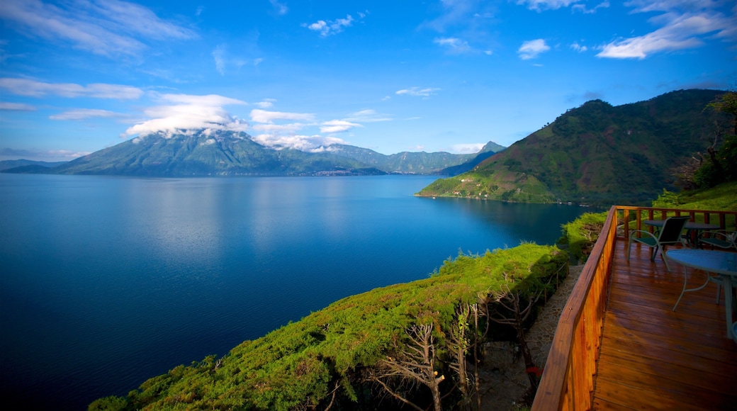 Lake Atitlan featuring general coastal views and tranquil scenes