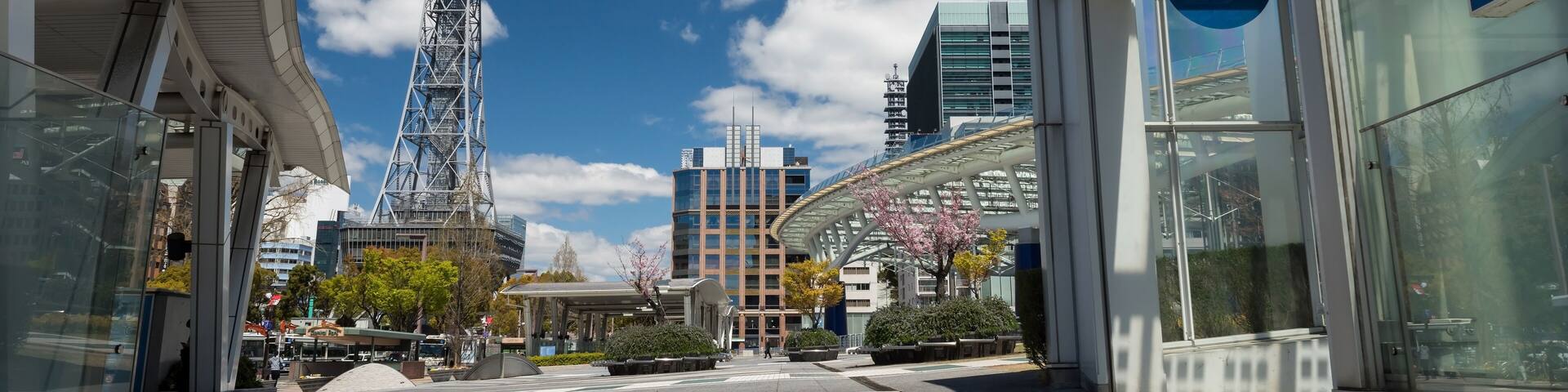 Subway train station to Oasis21, Nagoya TV tower, and Odori par