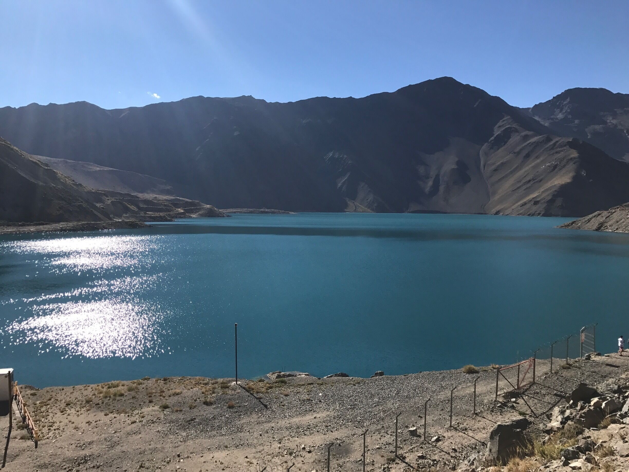 Cosas maravillosas... agua helada pero es muy rico meter los pies