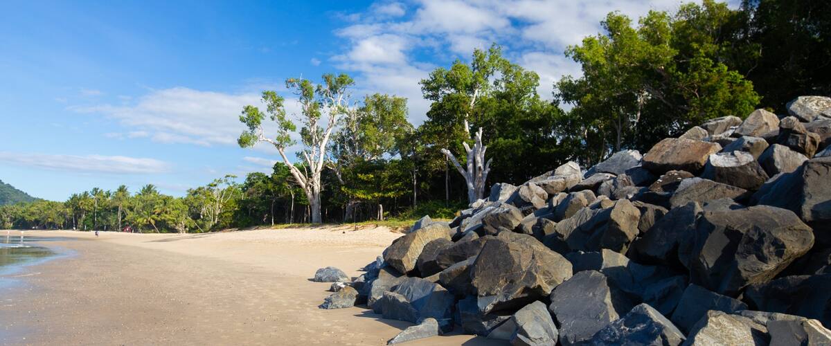 Clifton Beach which includes a beach and general coastal views