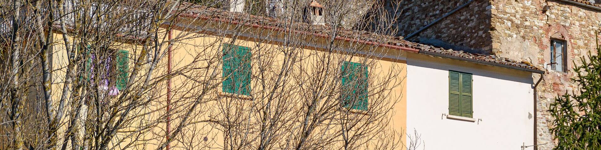 The old city center of Macerata Feltria, small town in the Pesaro-Urbino province in central Italy