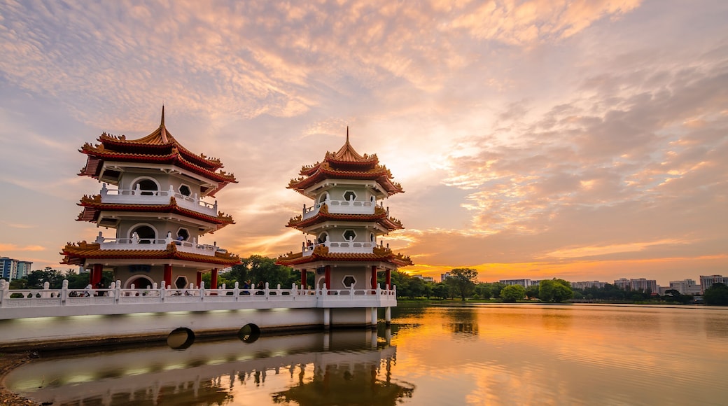 Twin Pagoda of Chinese Garden