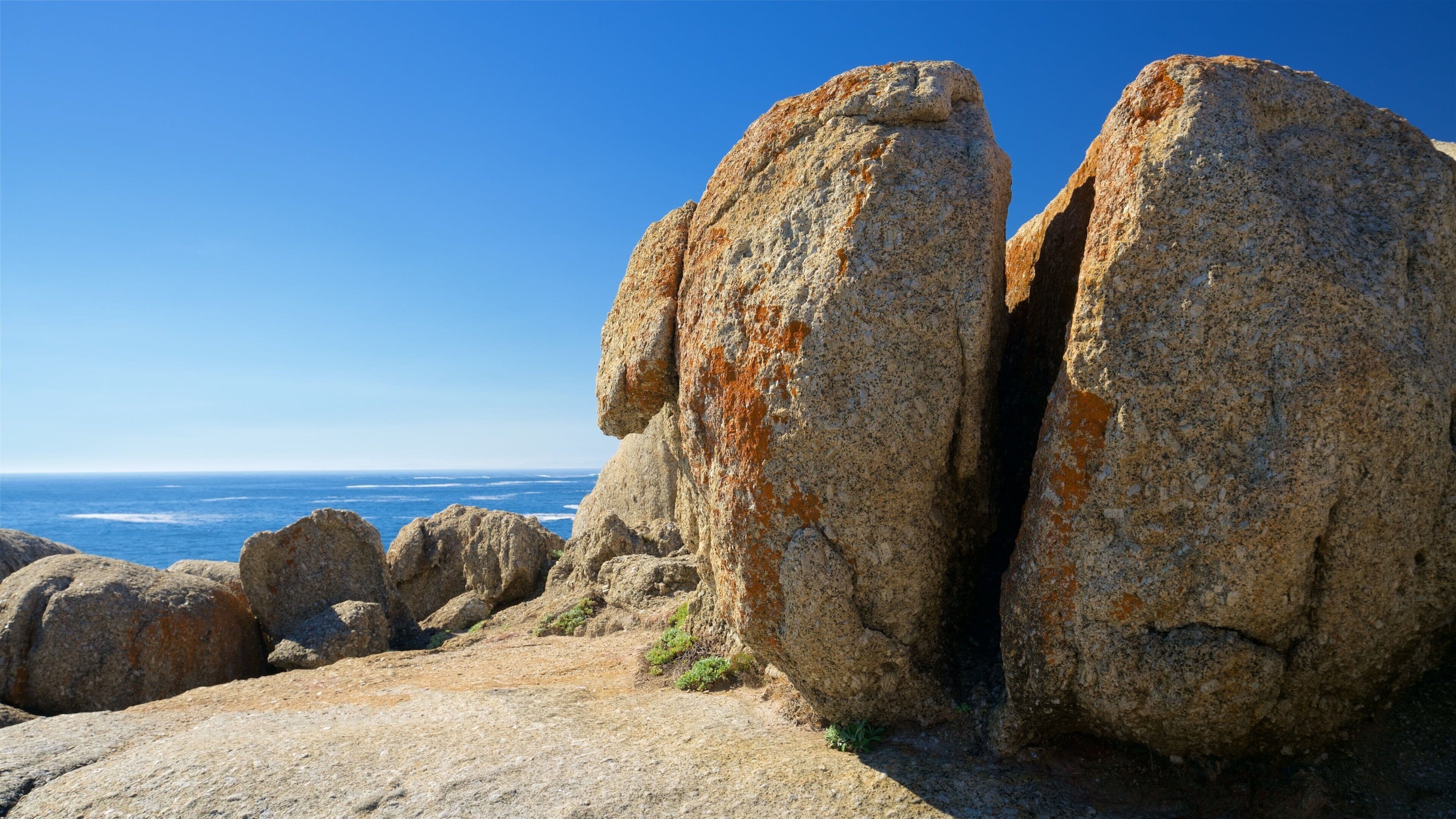 Llandudno Beach featuring rugged coastline and a beach