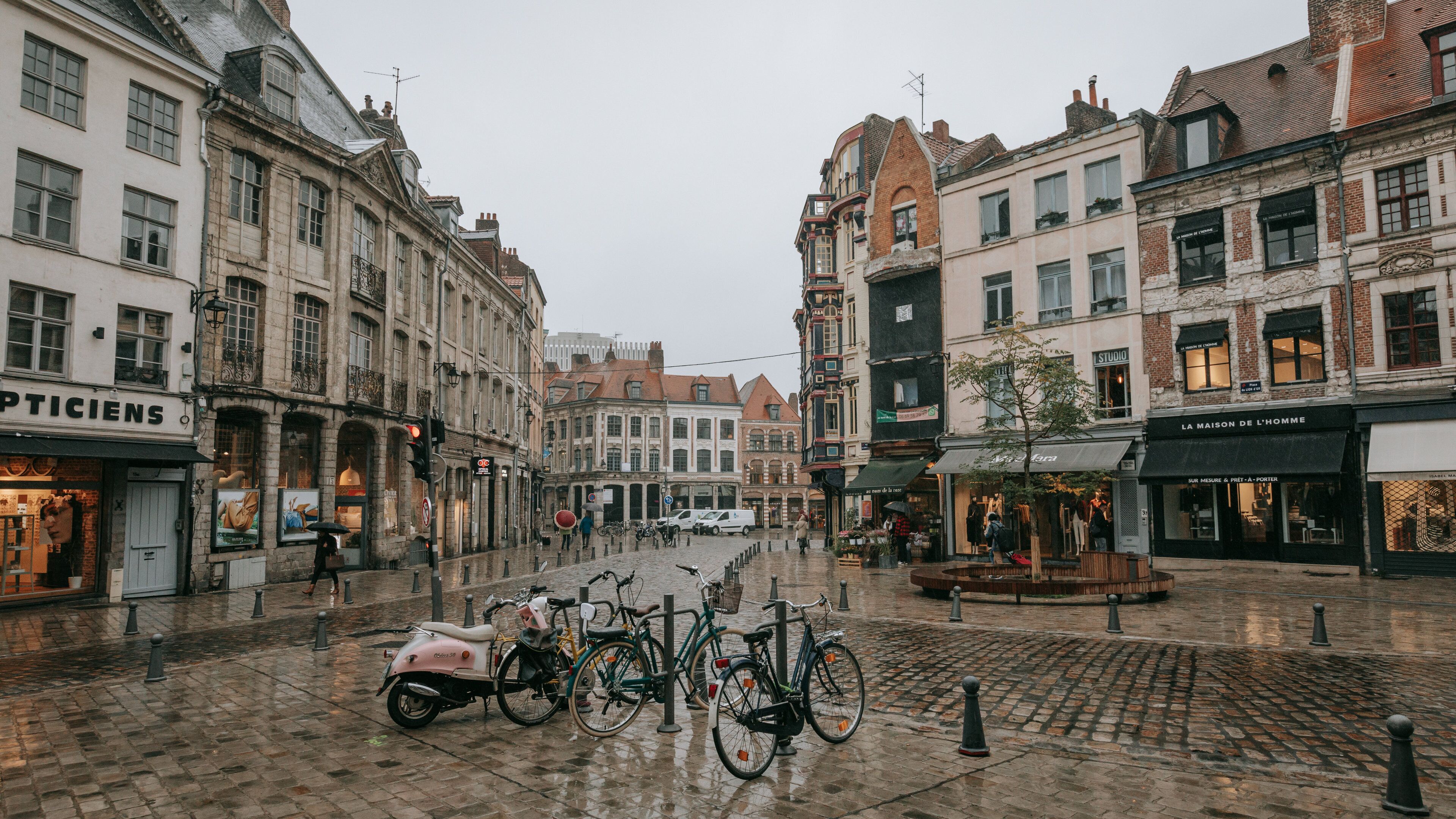 Old Lille featuring a city