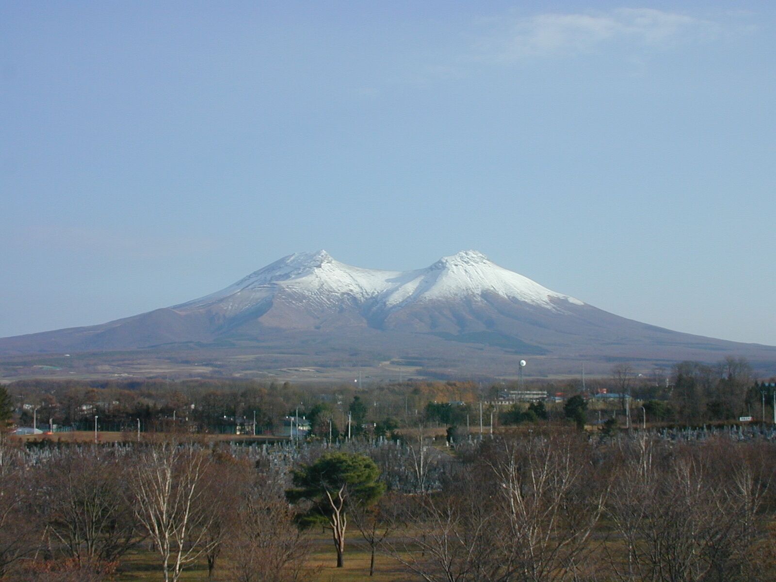 Mount Hokkaido-Komagatake seen from the Northwest.