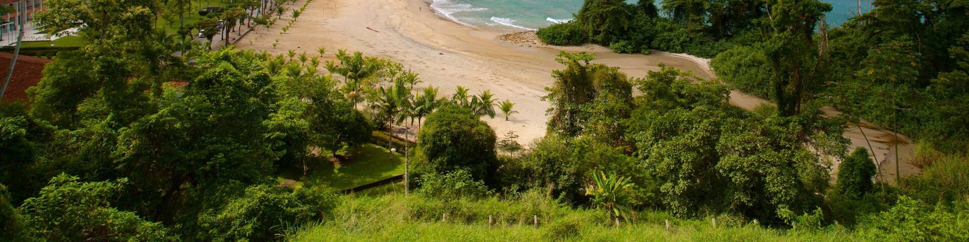 Plage de Brava montrant plage et vues littorales