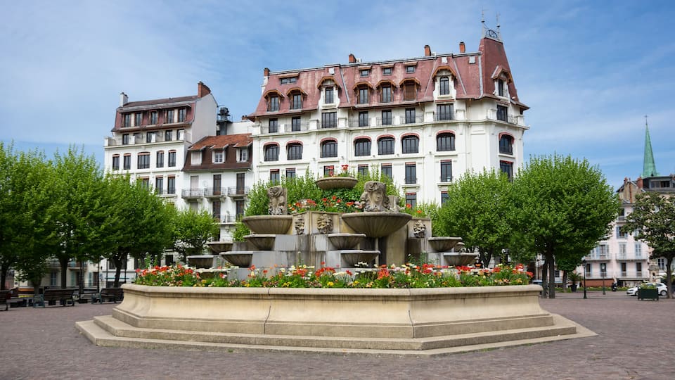 Street of french resort Aix-Les-Bains, one of the important French spa towns; Shutterstock ID 381670222; purchase_order: SP-1332 HA Batch 2 August 2018; Order: ; client: HomeAway; other: To be paid wi