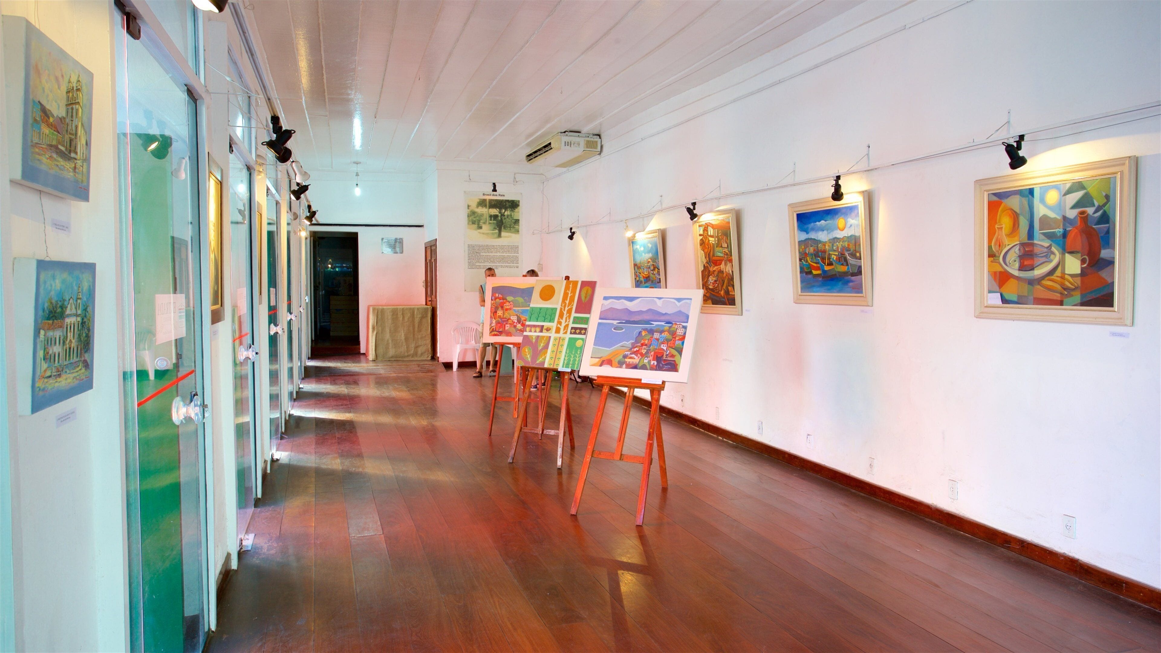 Culture House of Brazil Poets featuring art and interior views