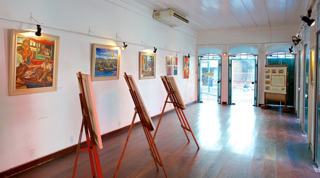 Culture House of Brazil Poets featuring interior views and art