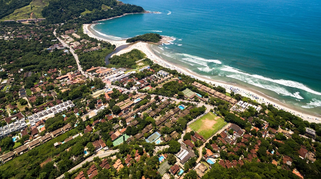 Aerial View of Camburi Beach, Sao Paulo, Brazil