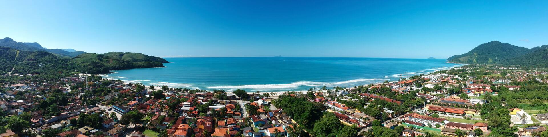 Praia de Maresias. Famoso destino em São Paulo, Brasil