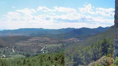 Font Rubí, panorama des de l'anomenat "Balcó del Penedès"