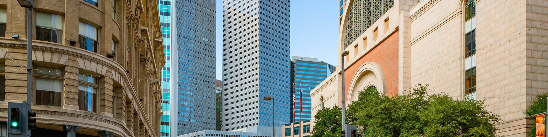 Dallas showing a city and a skyscraper