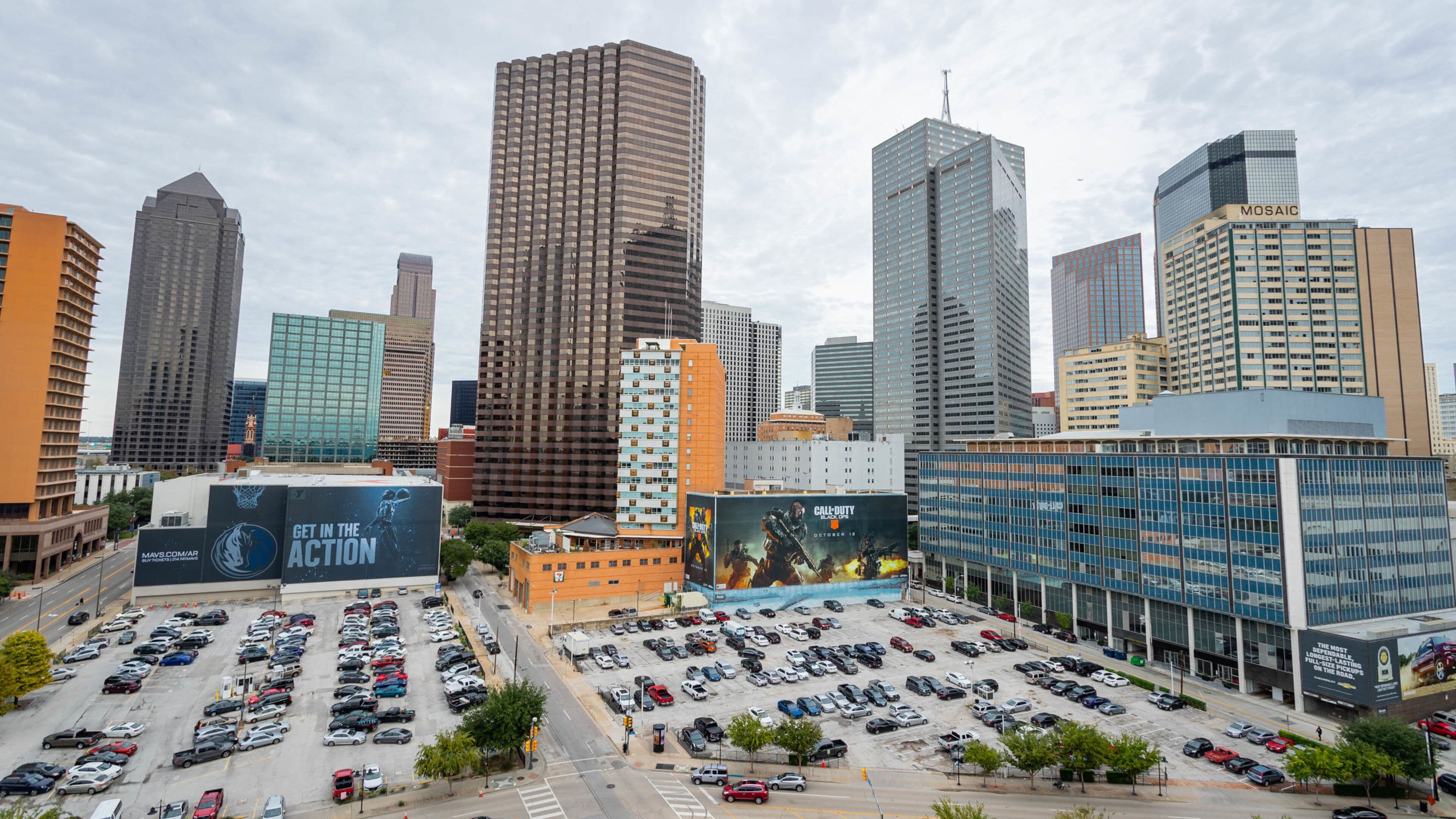 Main Street District featuring a city