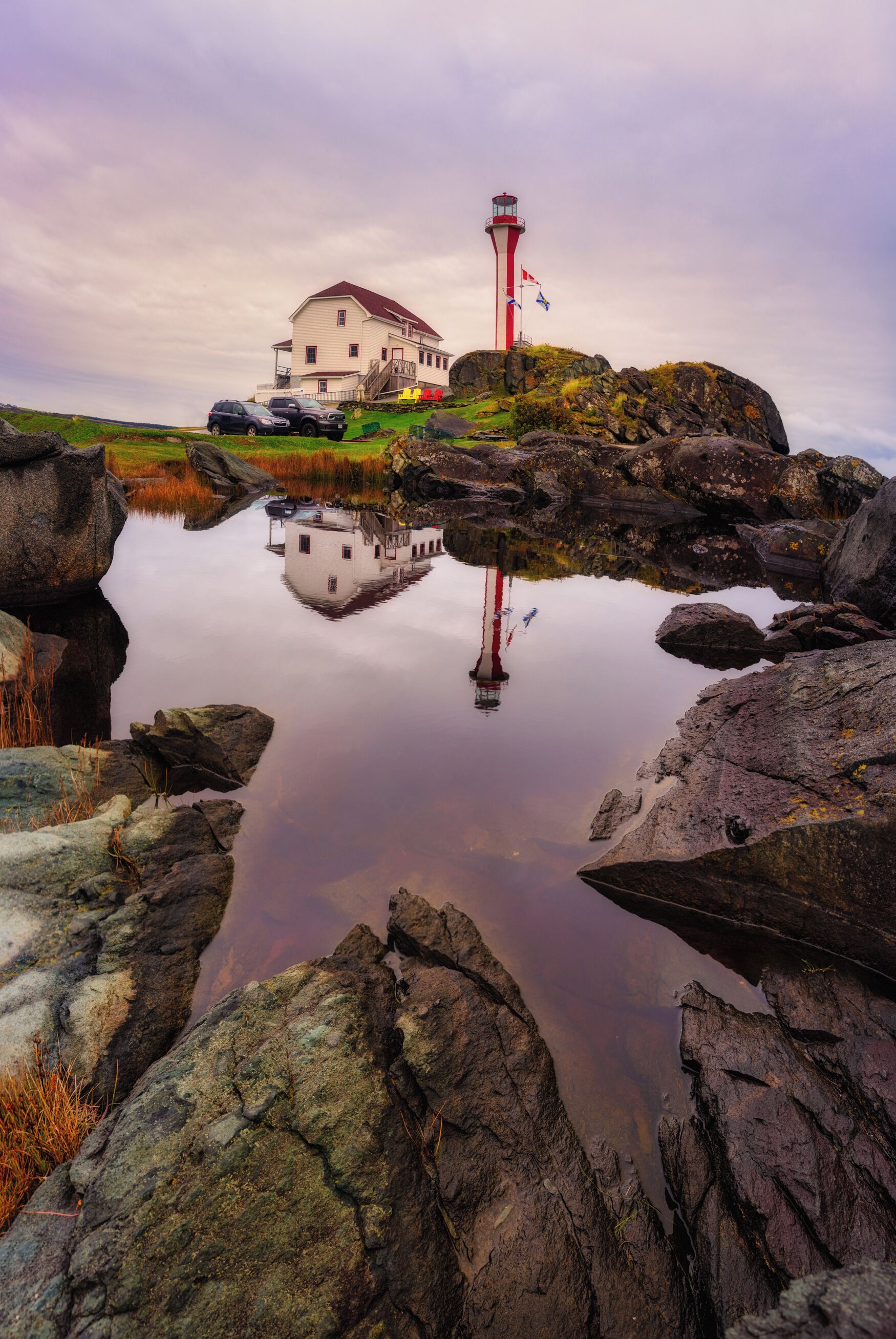 You may recognize this lighthouse. It has been in a lot of movies. most recently, "The Lighthouse." 

The lighthouse was constructed in 1839 and was operational in 1840. The original station was demolished in 1961 and replaced in 1962 with the "apple core" tower. 