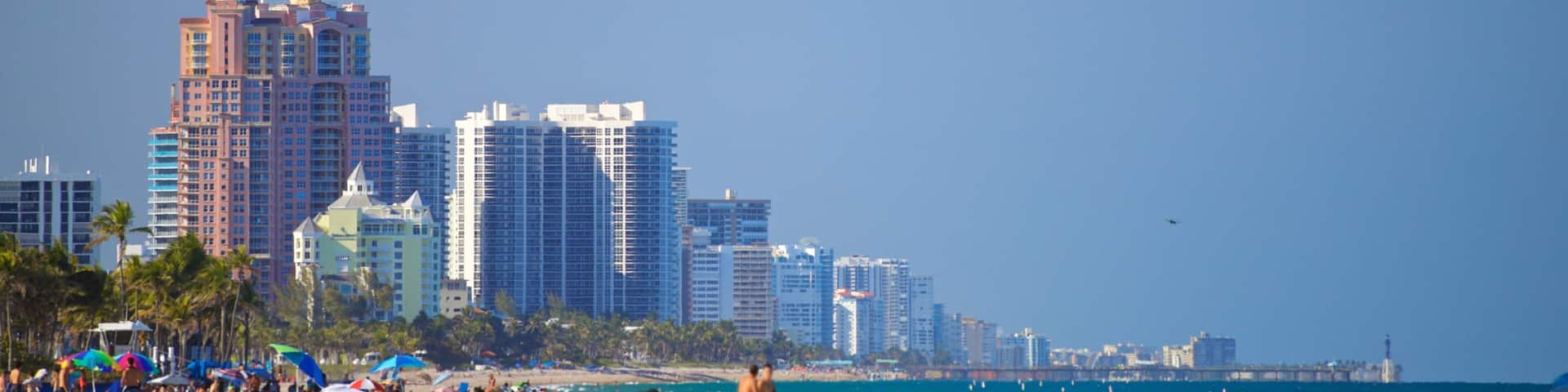 Fort Lauderdale Beach featuring general coastal views, a coastal town and a sandy beach