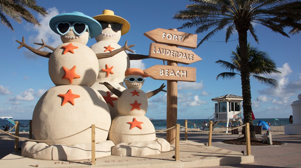 Sand Snowmen Fort Lauderdale Florida