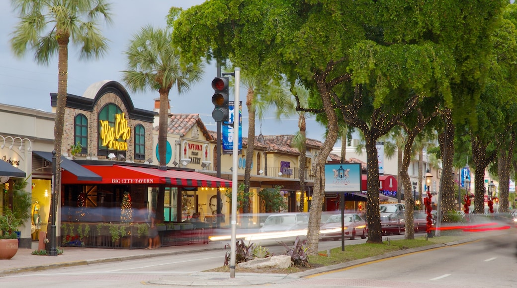 Las Olas Boulevard featuring street scenes and a city