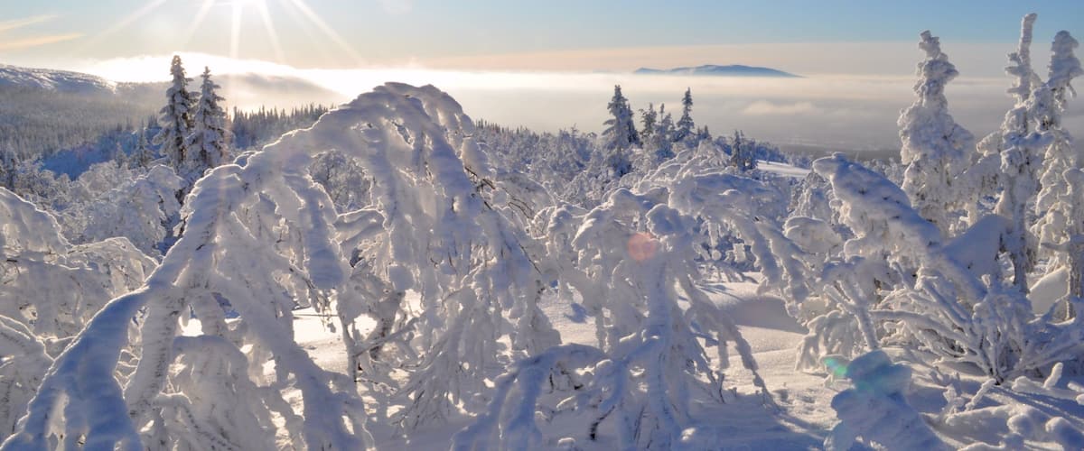 Vemdalen montrant neige