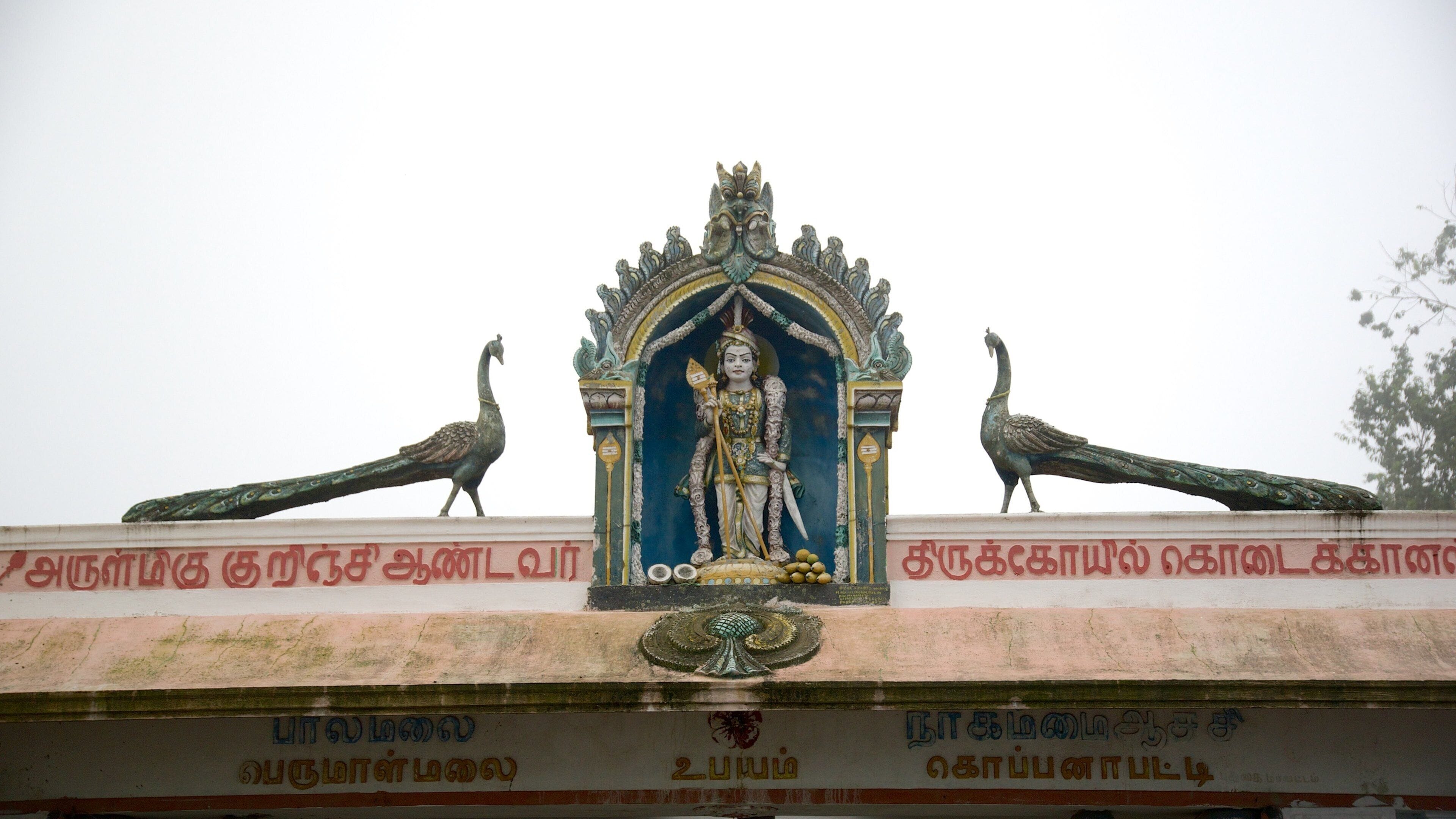 Kurinji Temple which includes signage