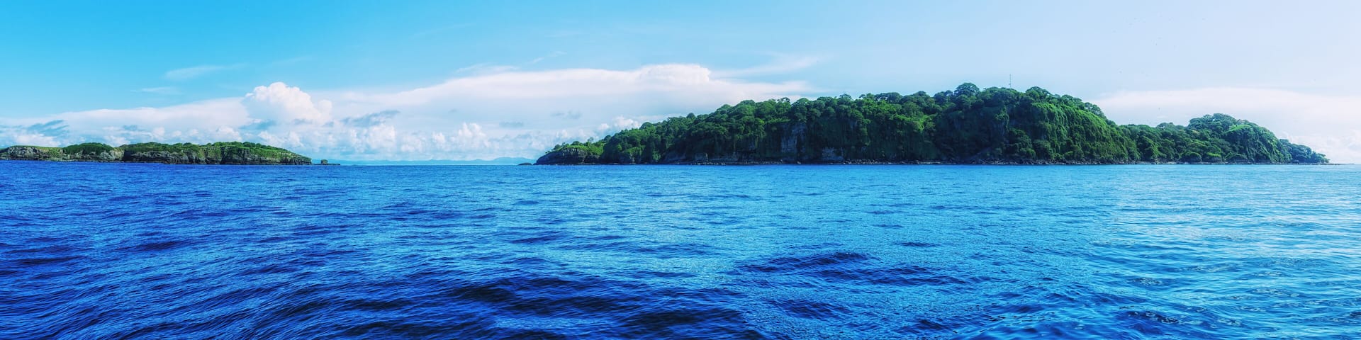 The Pearl Islands archipelago in the Pacific ocean, Panama