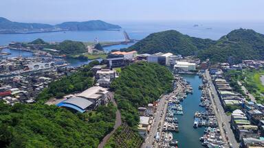 Nice view Nanfangao Observation Deck, Yilan, Taiwan