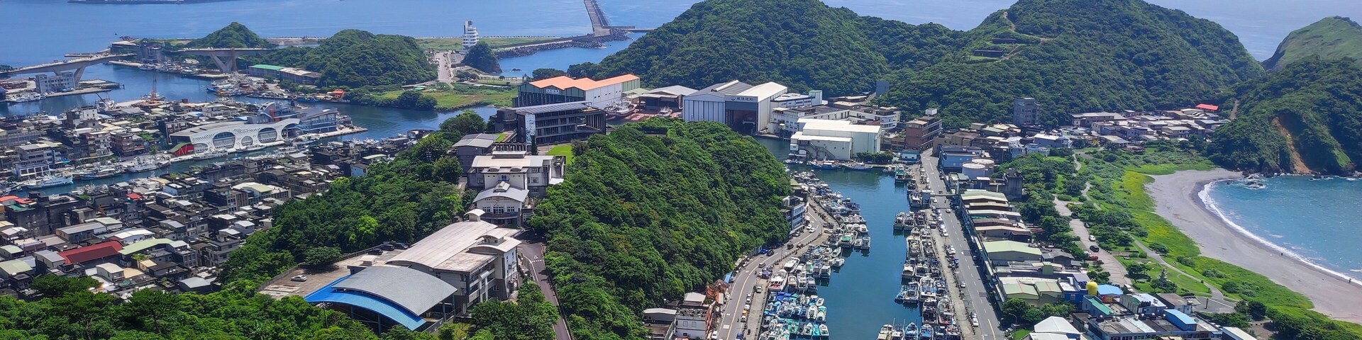 Nice view Nanfangao Observation Deck, Yilan, Taiwan