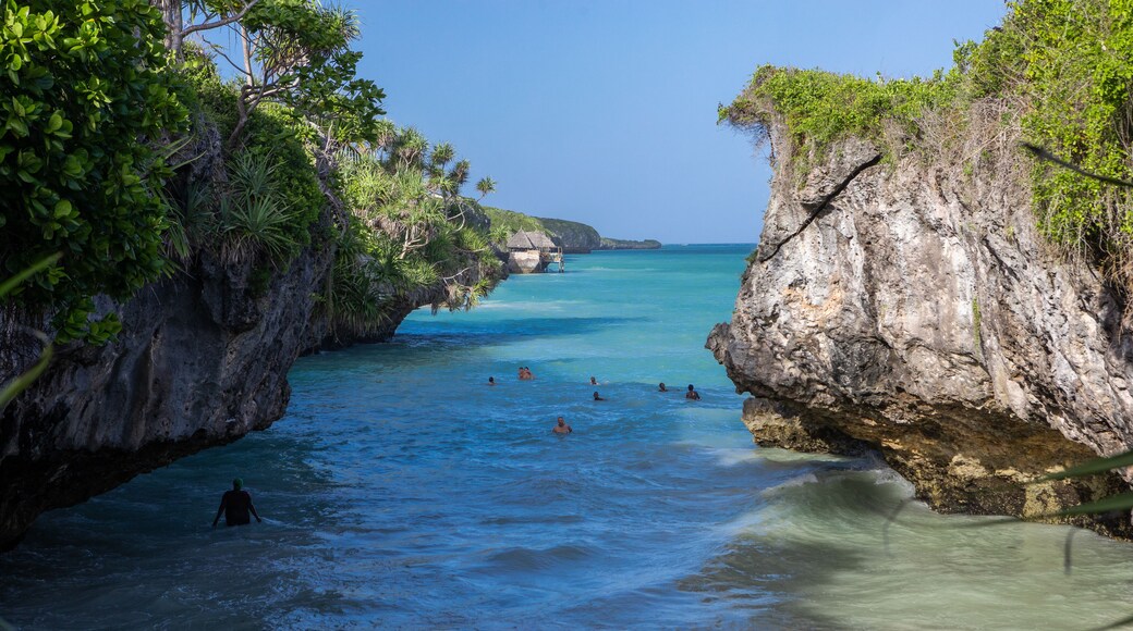 Eden Rock Zanzibar in Makunduchi. Magical paradise place. Beautiful beach and bay.