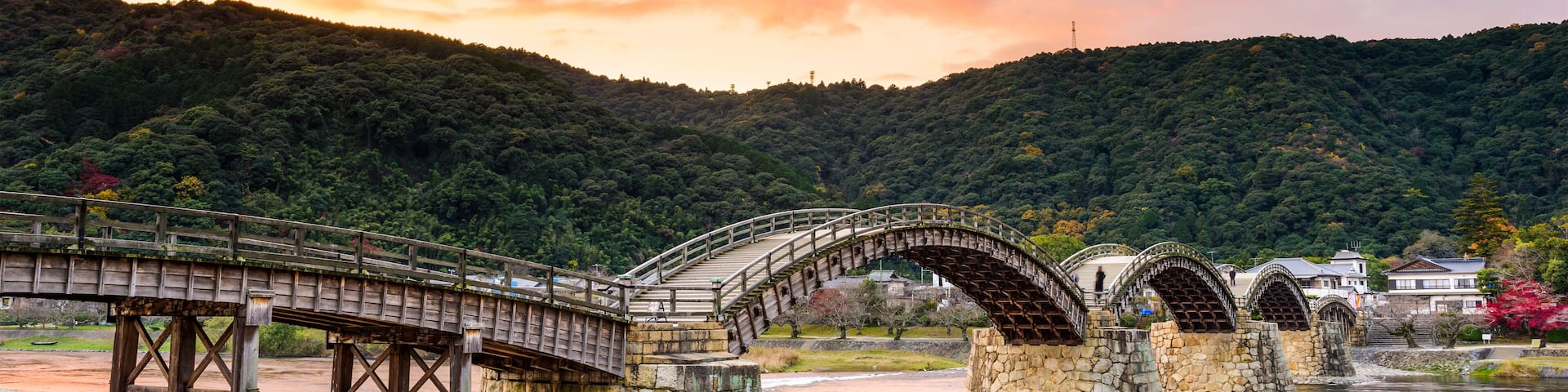 Kintai Bridge of Iwakuni, Japan