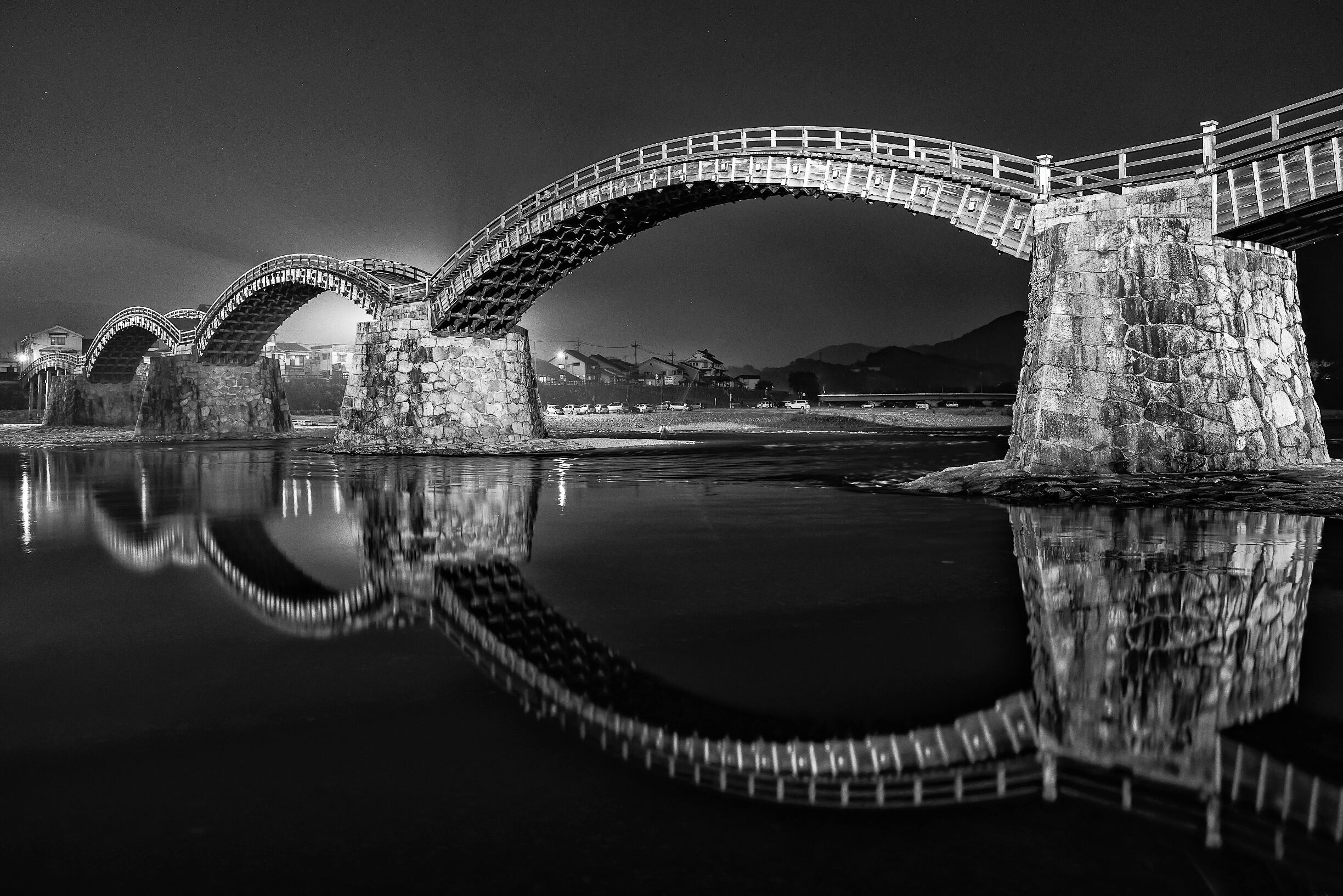 Be sure to walk around the old samurai quarter on the far side of the bridge. 