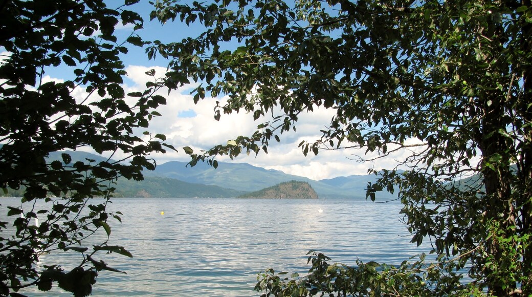 Shuswap Lake and Copper Island, Sorrento, BC, Canada