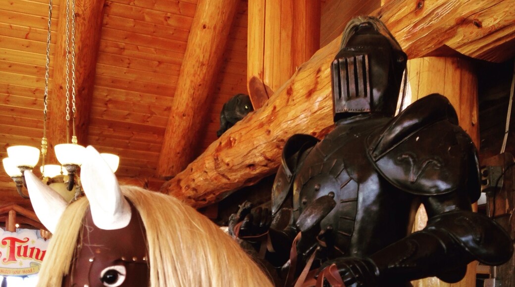 This was the most odd but awesome farmers market that I have ever come across. Picture The Olde West meets Jurassic park, King Kong, Kingdom Hearts, Roman Empire, Christmas... And oh so much more. Some of the statues were displayed quite comically, I mean when do you think you'd ever see a t-Rex pulling an old west wagon. Currently they have a wide assortment of candy, homemade Mennonite pies and pastries, fruit and veggies and the list goes on. There's a sky high goat walk which is currently being expanded upon to become one day the worlds largest. It is a must see if you are ever in the area.