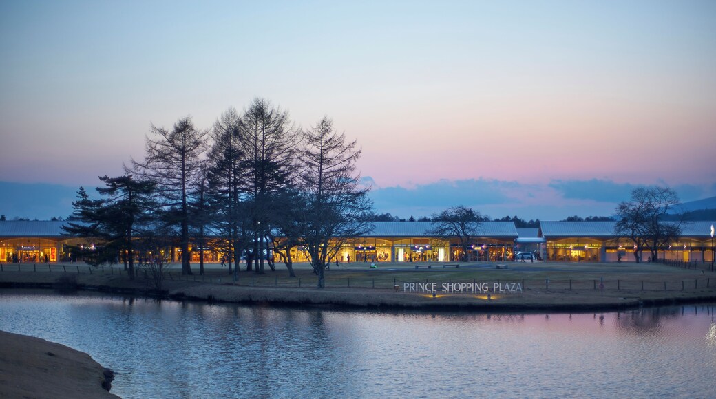 Sunset in Prince Shopping plaza Karuizawa.