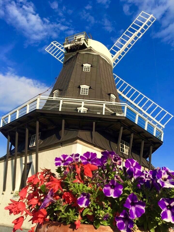 Sandvik Windmill, the largest windmill in Scandinavian countries, built in 1856 on the outskirts of Vimmerby and came to Öland only after the factory owner Gustav Hammarstedt on Öland Mechanical Industrial Stone bought in 1885 and had to move it to its current location.