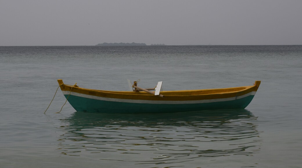 White sand cristallo water and sun