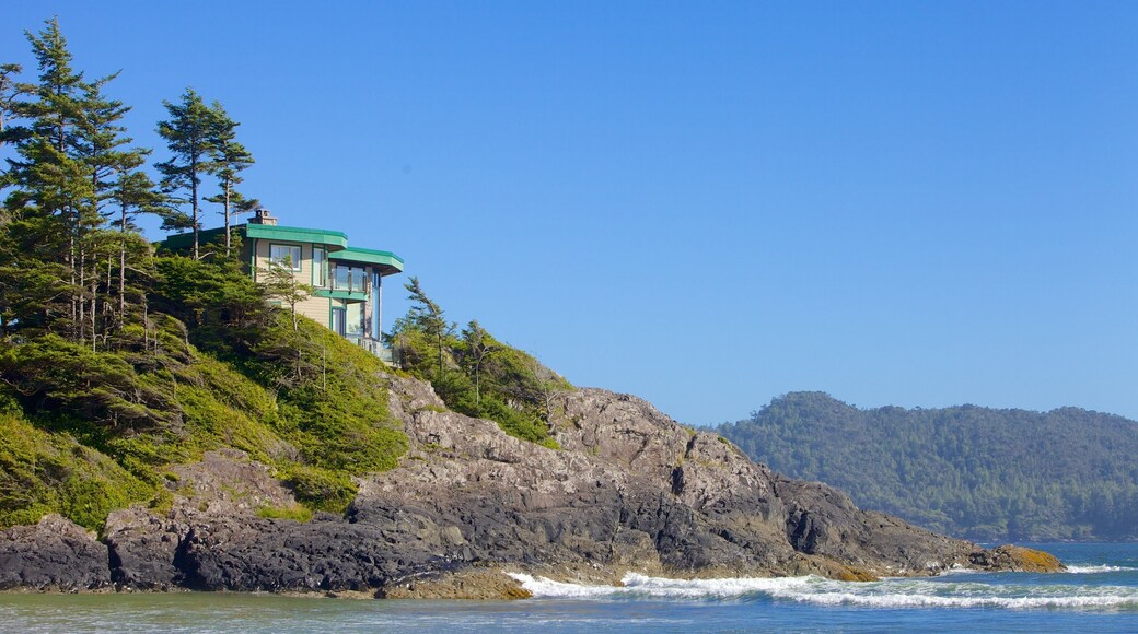 Chesterman Beach montrant vues littorales et cĂŽte rocheuse