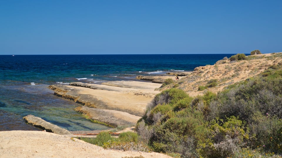 Cabo de las Huertas which includes general coastal views