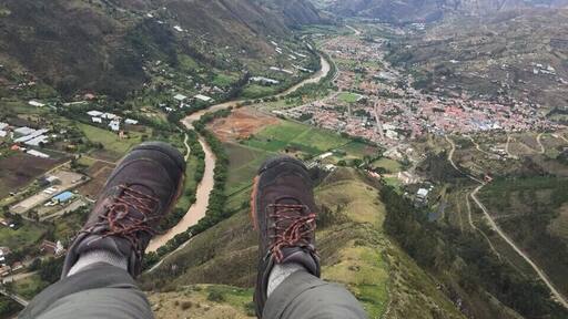 Paragliding for the first time in Paute, Ecuador.....the drive up the mountain was more scary than actually paragliding. What an amazing rush!