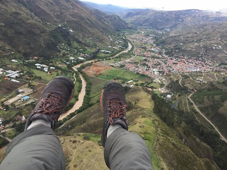Paragliding for the first time in Paute, Ecuador.....the drive up the mountain was more scary than actually paragliding. What an amazing rush!