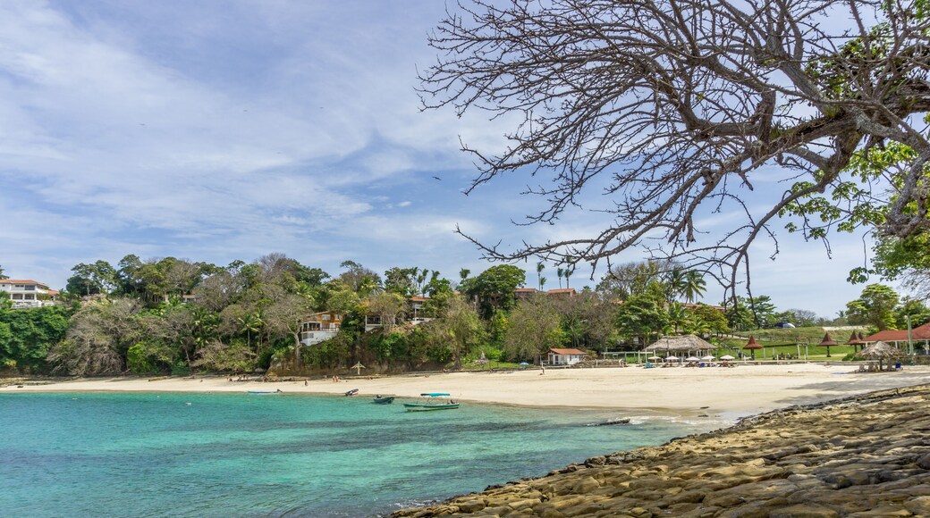 Galeon beach on Contadora Island in Panama bay, Pacific ocean.