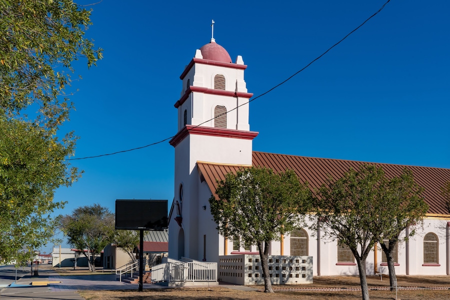 Sacred Heart Church in Crystal City, Texas